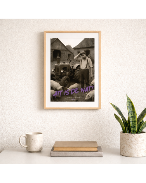 Poster "Ai´t is de wat"